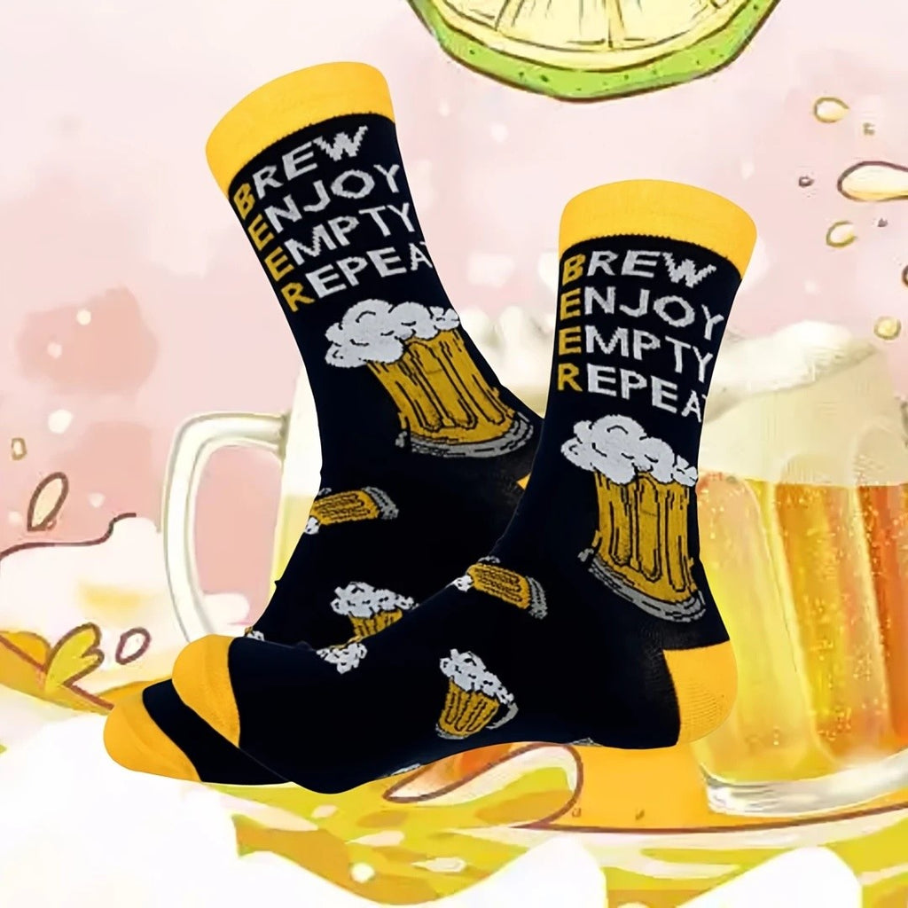 Meia Estampada Beer