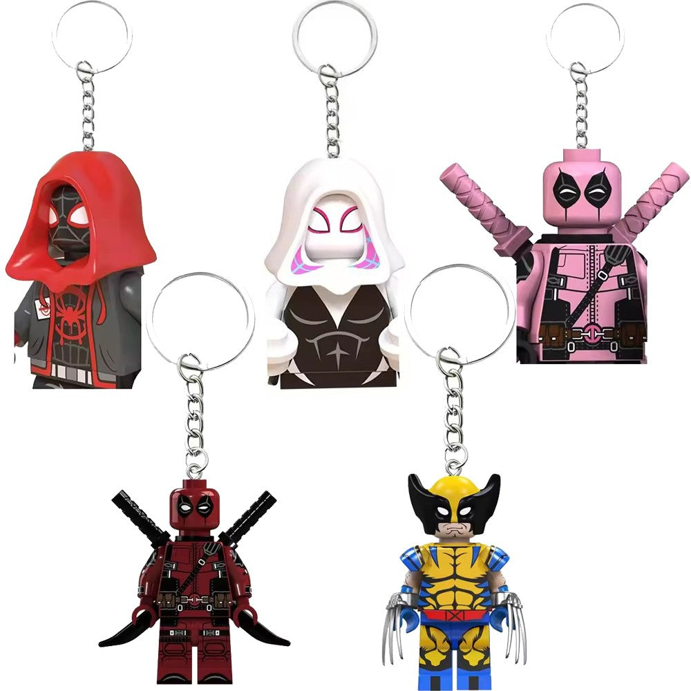 Chaveiros Mini Heróis Bloco
