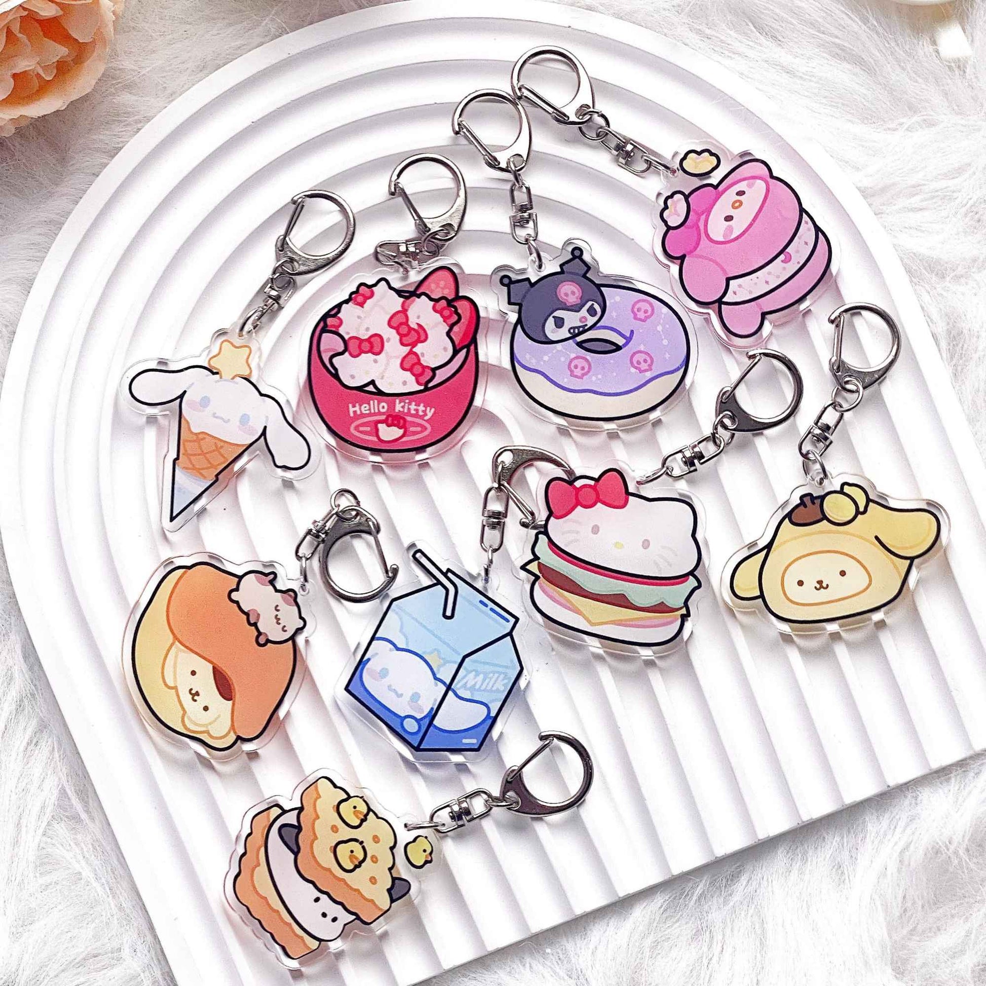 Chaveiros Kawaii Animados