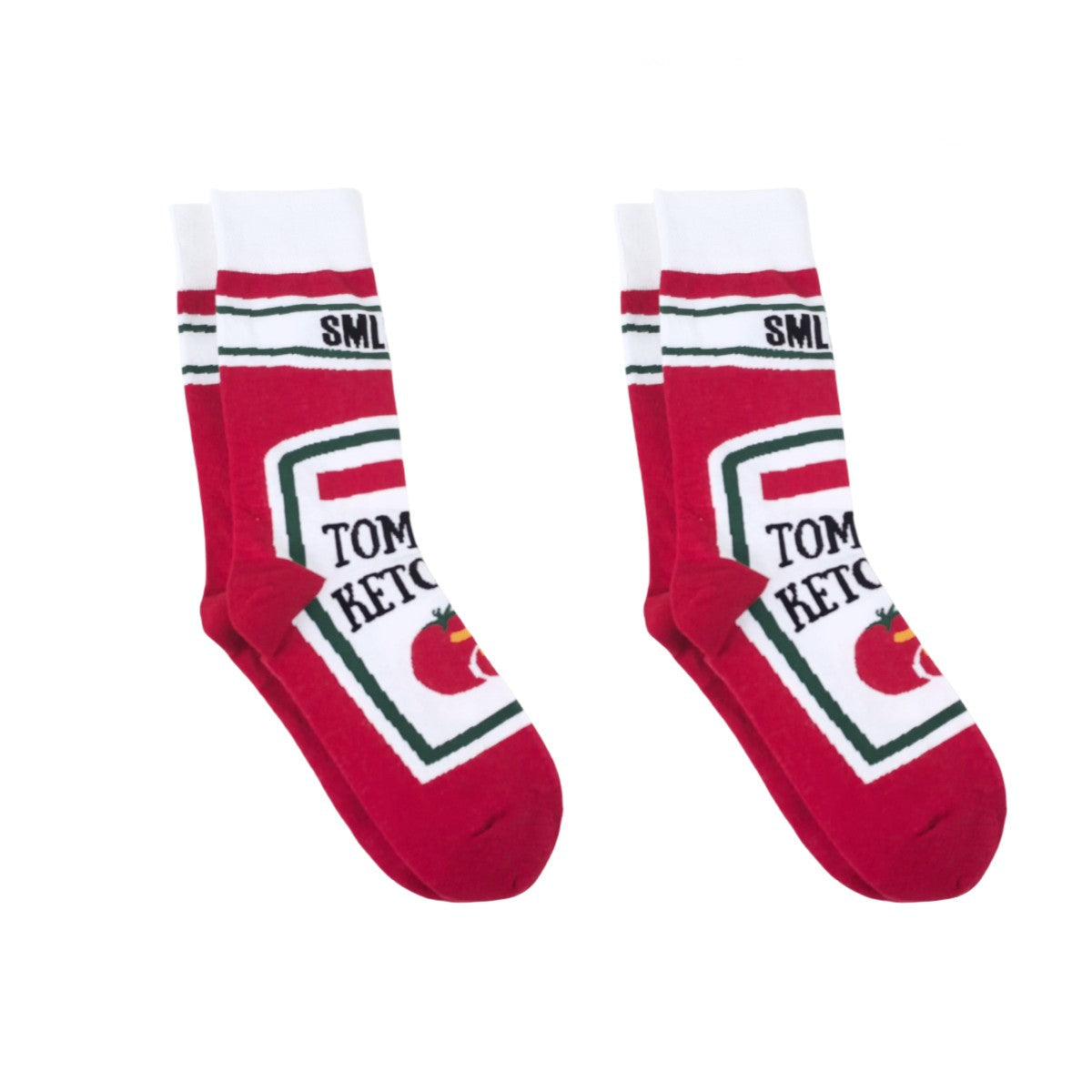 Meia Estampada Tomato Ketchup